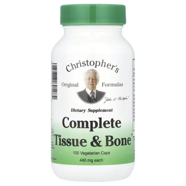 Здоров'я кісток та тканин, Complete Tissue & Bone, Christopher's Original Formulas, 440 мг, 100 капсул