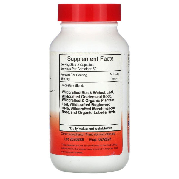 Протиінфекційна формула, Christopher's Original Formulas, 425 мг, 100 кап.