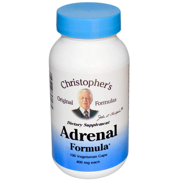 Здоров'я наднирників, Adrenal Formula, Christopher's Original, 100кап.