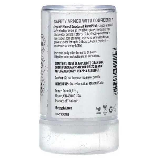Дезодорант-стік, Deodorant, Crystal Body Deodorant, 40 г