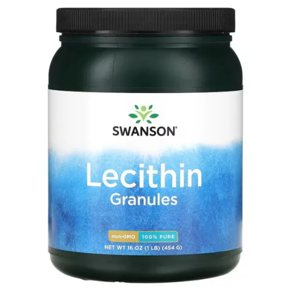 Лецитин, Lecithin Granules, Swanson, у гранулах, 454 г