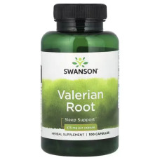 Валеріана 475 мг, Swanson Valerian Root, 100 капсул