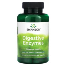 Травні ферменти Digestive Enzymes Swanson, 180 таблеток