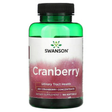 Журавлина, Swanson Cranberry, 180 м'яких капсул