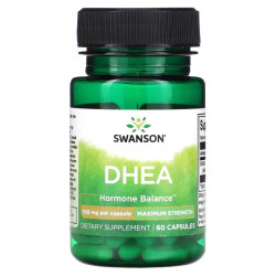 ДГЭА 100 мг, Swanson Ultra DHEA, 60 капсул