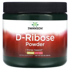 D-рибоза, D-Ribose Powder Swanson, порошок, 300 г