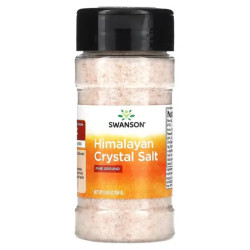 Гималайская кристаллическая соль мелкий помол, Swanson Himalayan Crystal Salt, 150 г