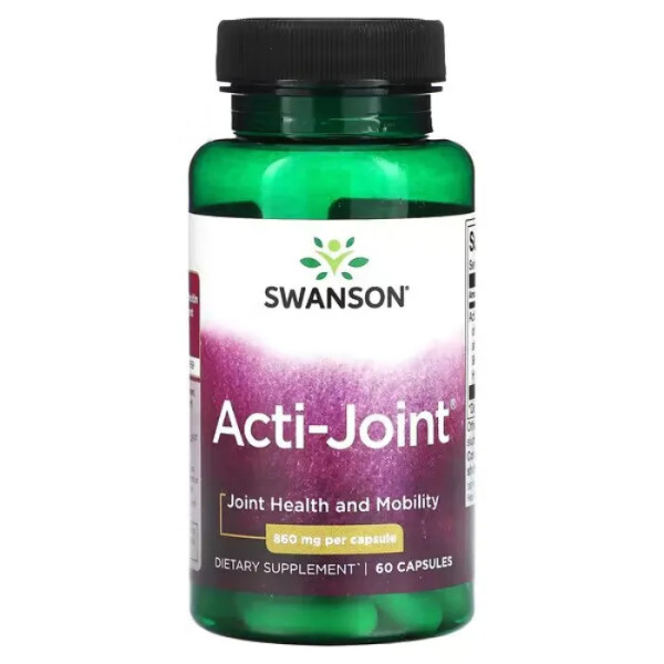 Підтримка суглобів, Acti-Joint, Swanson, 860 мг, 60 капсул