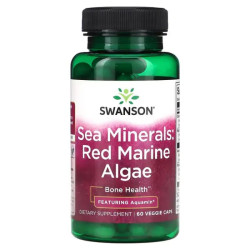 Красные морские водоросли, Swanson Red Marine Algae, 60 растительных капсул