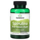 Спіруліна, Spirulina, Swanson, синьо-зелені водорості, 500 мг, 90 рослинних капсул