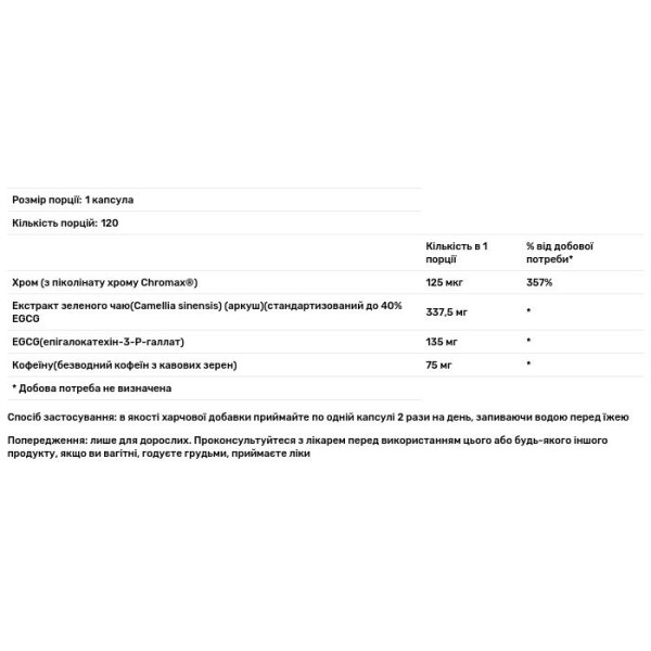 Корекція ваги, Thermogenic Complex, Swanson, термогенний комплекс, 120 капсул