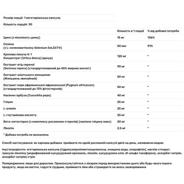 Підтримка простати, Prostate Essentials Plus, Swanson, 90 рослинних капсул