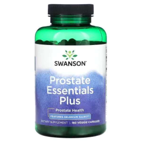 Підтримка простати, Prostate Essentials Plus, Swanson, 180 вегетаріанських капсул