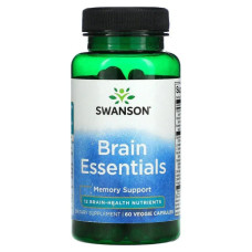 Підтримка пам'яті, Swanson Brain Essentials, 60 вегетаріанських капсул