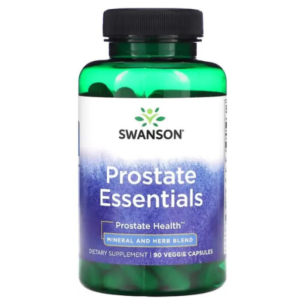 Підтримка простати, Prostate Essentials, Swanson, 90 вегетаріанських капсул