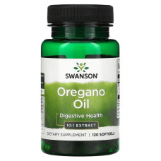 Масло орегано, Swanson Oregano Oil, 120 мягких капсул