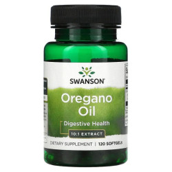 Олія орегано, Swanson Oregano Oil, 120 м'яких капсул