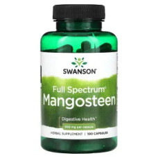 Мангостин 500 мг, Mangosteen Swanson, 100 капсул