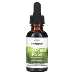 Астрагал, Astragalus Root Swanson, жидкий экстракт, без спирта и сахара, 29,6 мл