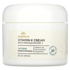 Крем із вітаміном K, Swanson Vitamin K Cream with Menaquinone 7, 59 мл