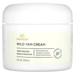 Крем для тіла з диким ямсом, Swanson Wild Yam Cream, 59 мл