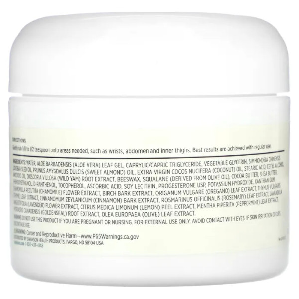 Крем для тіла, Wild Yam Cream, Swanson, із дикого ямсу, 59 мл