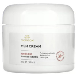 Крем для лица с МСМ, Swanson MSM Cream, 59 мл