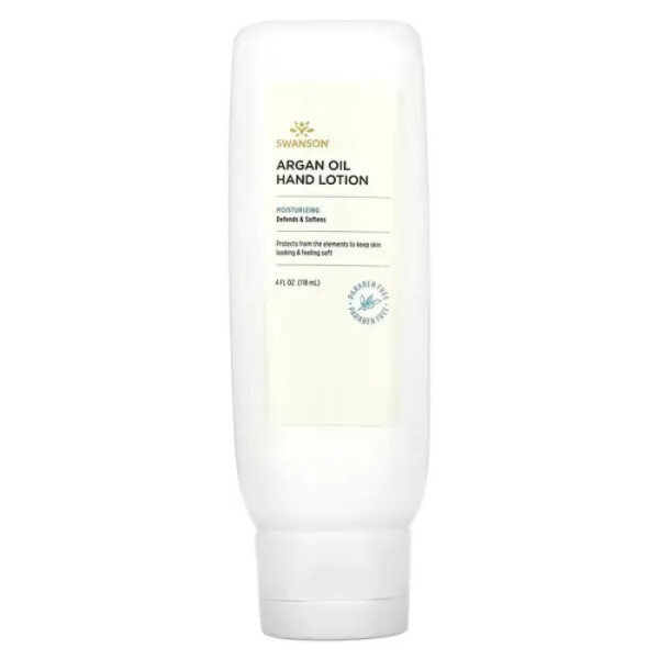 Лосьйон для рук, Argan Oil Hand Lotion, Swanson, з аргановим маслом, 118 мл