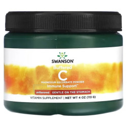 Вітамін C буферизований без ароматизаторів, Swanson Buffered Vitamin C, 113 г