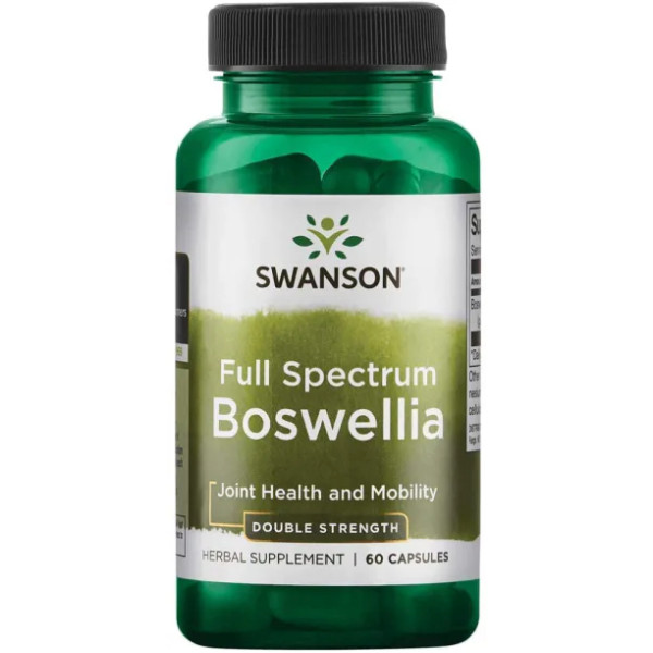 Босвеллія, Full Spectrum Boswellia, Swanson, подвійна сила, 800 мг, 60 капсул