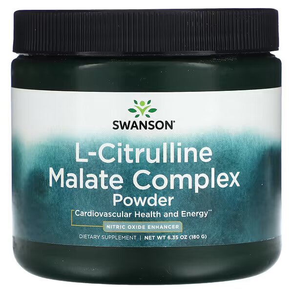 L-цитрулін малат, L-Citrulline Malate Complex, Swanson, комплекс, 180 г