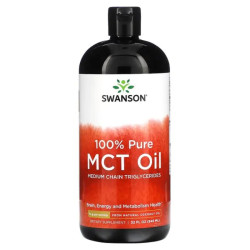 MCT олія 100% чиста, Swanson 100% Pure MCT Oil, 946 мл