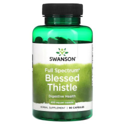 Чортополох 400 мг, Swanson Blessed Thistle, 90 капсул