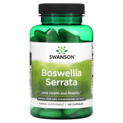 Босвеллия, Swanson Boswellia Serrata, 120 капсул