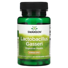 Пробиотик Lactobacillus gasseri 3 млрд КОЕ, Swanson Lactobacillus Gasseri, 60 вегетарианских капсул