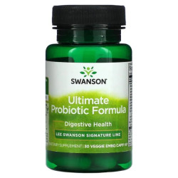 Пробіотики, Swanson Ultimate Probiotic Formula, 30 вегетаріанських капсул