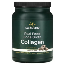 Колаген, кістковий бульйон, шоколад, Swanson Collagen, 555 г
