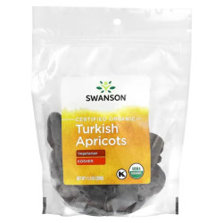 Абрикоси, Organic Turkish Apricots, сертифіковані турецькі, 326 г