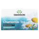 Чай ромашковий, Chamomile Tea, Swanson, 100% органічний, без кофеїну, 20 чайних пакетиків, 20 г