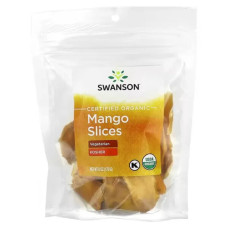 Манго, органик, Swanson Mango Slices, 170 г