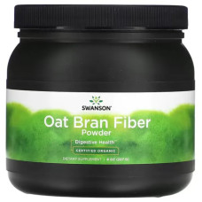 Клітковина з вівсяних висівок органічна, Swanson Organic Oat Bran Fiber Powder, 227 г