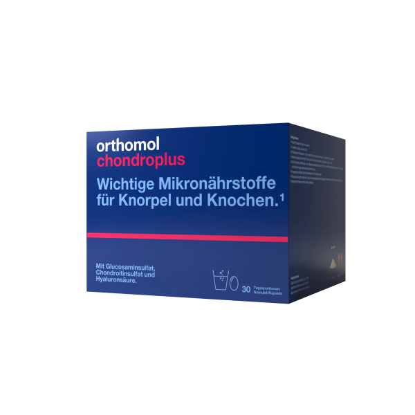 Вітаміни для кісток та суглобів, Chondroplus, Orthomol, 60 капсул + 30 порошків