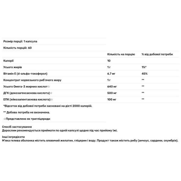 Риб'ячий жир, Super-DHA Gems, Carlson, 500 мг, 60 капсул
