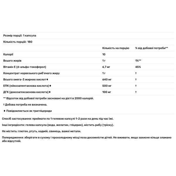 Риб'ячий жир, Super-DHA Gems, Carlson, 500 мг, 180 капсул