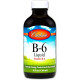 Вітамін В6 (піридоксин), Vitamin B6, Carlson, 120 мл
