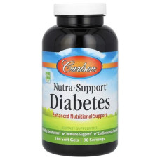 Підтримка діабету, Carlson Nutra-Support Diabetes, 180 гелевих капсул