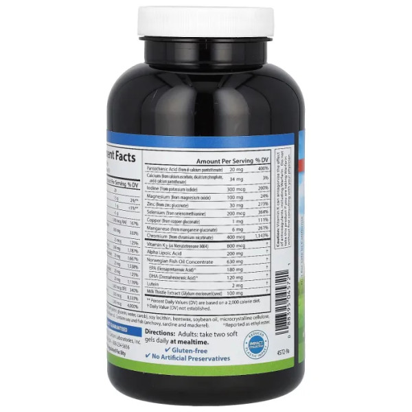 Добавка для підтримки діабету, Nutra-Support Diabetes, Carlson, 180 гелевих капсул