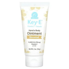 Мазь для рук та тіла з вітаміном Е та авокадо, без запаху, Carlson Key-E Hand & Body Ointment Unscented, 56 мл