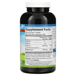 Кальций и магний 180 таблеток, Carlson Chelated Cal-Mag