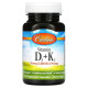 Вітамін D3+K2, Vitamin D3+K2, Carlson, 120 капсул